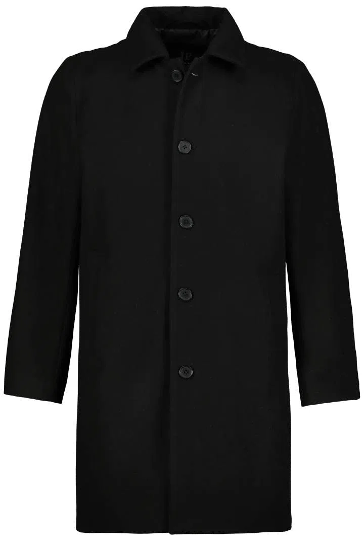 JP 1880 Hommes Grandes tailles L-8XL Manteau en laine mélangée déperlante, col de chemise 795116