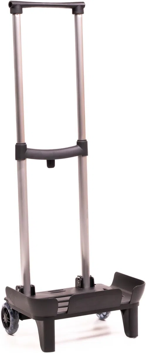 Devesa Chariot pour Sacs à Dos Scolaires – Léger, Pliable et Résistant, avec Base Protectrice et Grand Plateau, Roues Silencieuses et Design Ergonomique pour Éviter Le Mal de Dos - D203
