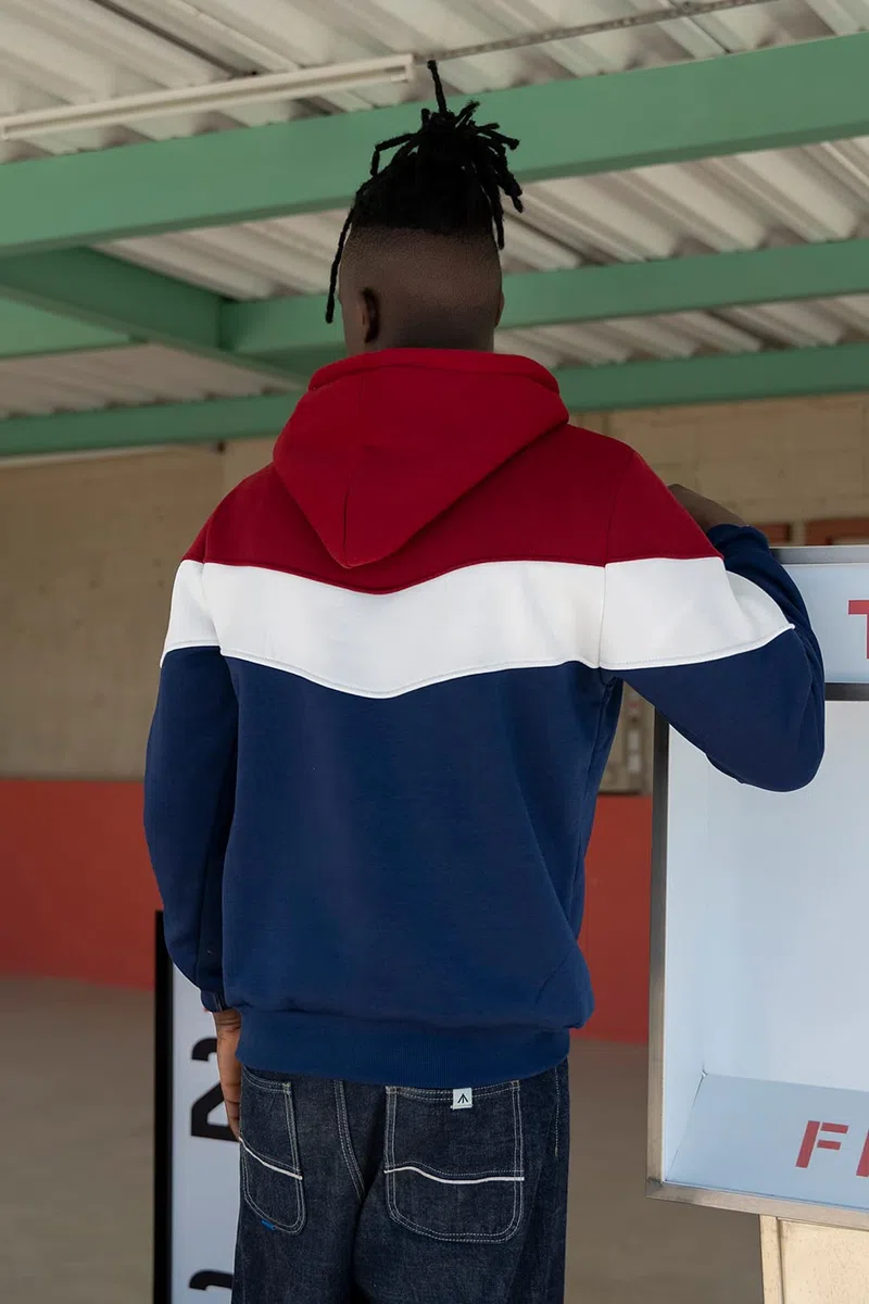 LBL Sweat Homme à Capuche Couleur Vives Pull de Manches Longues Poche Kangourou pour Hiver et Automne