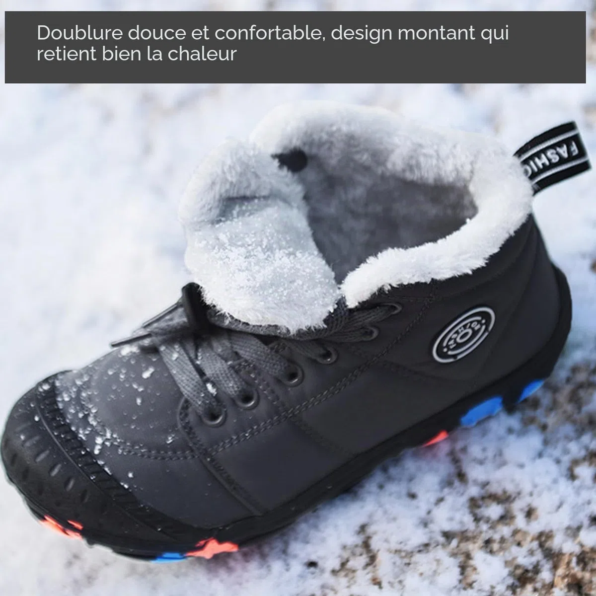 Chaussures pieds nus pour enfants - Imperméables - Chaussures pieds nus - Chaussures d'hiver pour enfants - Chaussures de randonnée légères et antidérapantes en caoutchouc