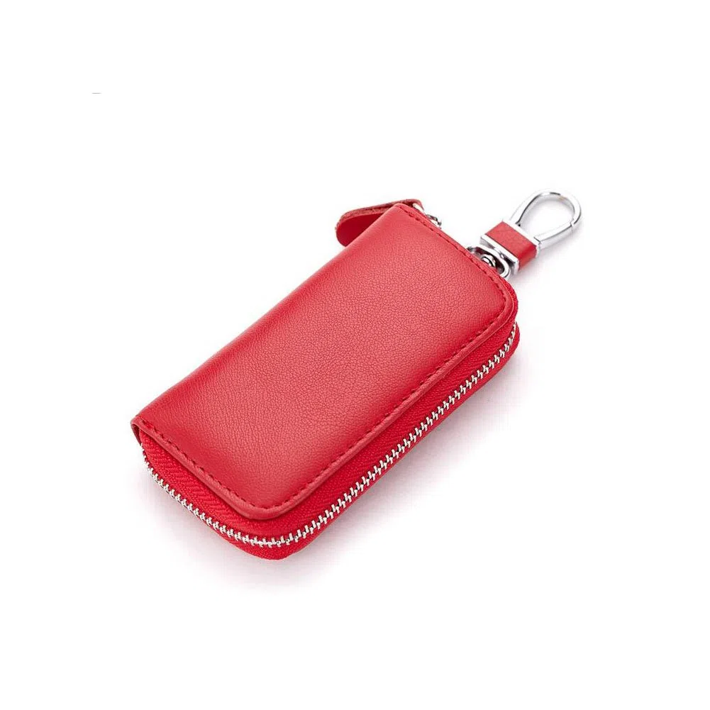 Showay Porte-clés de Voiture Unisexe (1 pièce), Rouge, 4.3 x 2.4inch, Classique