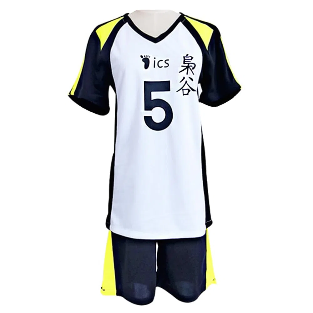 Haikyuu T-shirt Fukurodani Academy Volleyball Jersey Kotaro Bokuto/Akaashi Keiji T-shirt à manches courtes + short Anime Game Suitset