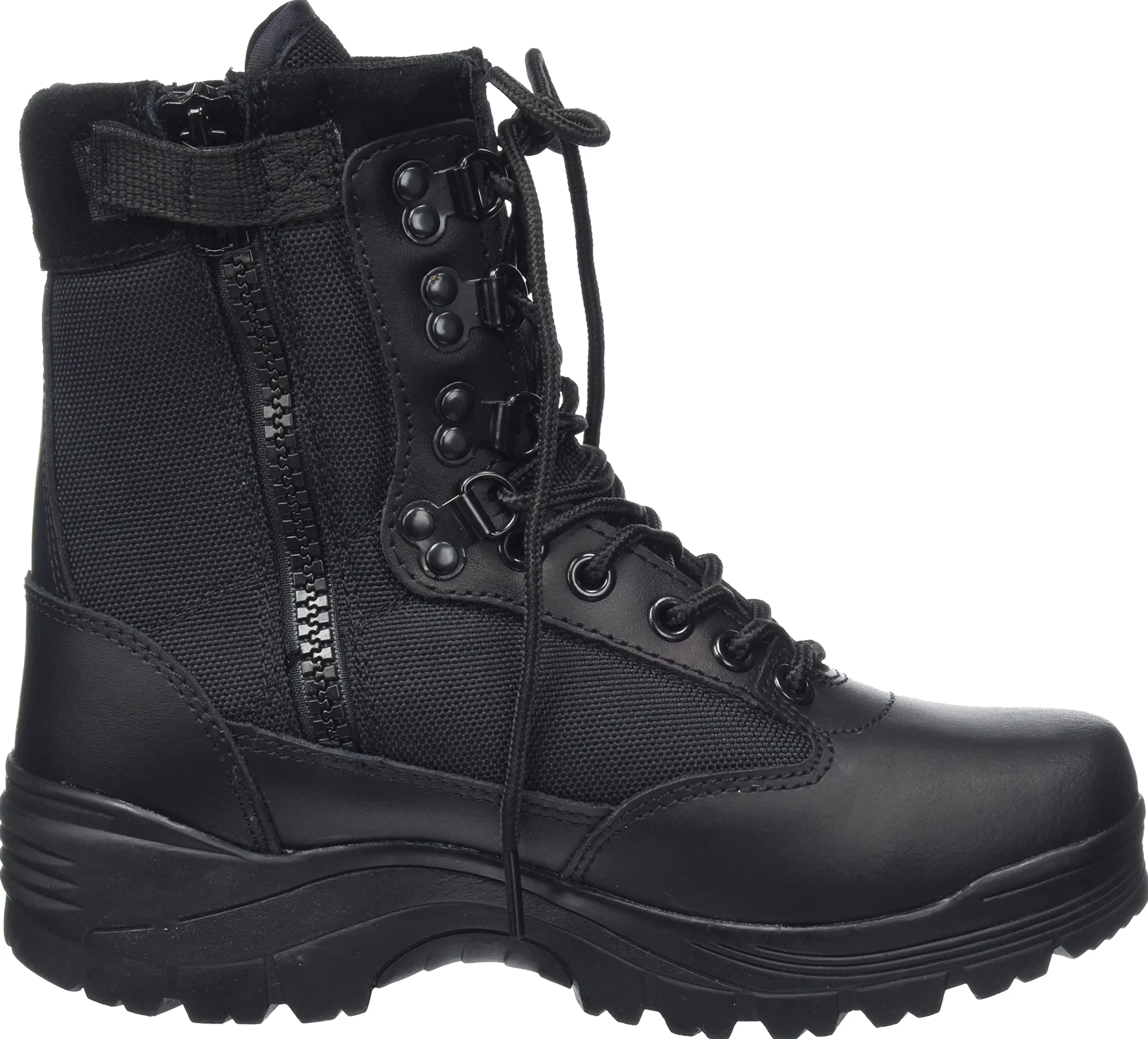 Tactical Bottines à fermeture Éclair YKK Kaki