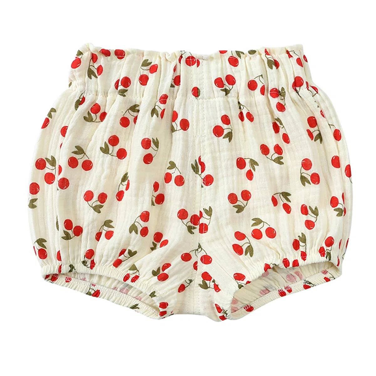 Lot de 3 Shorts en Coton et Lin pour Bébé Fille Garçon Bloomers Couvre-Couche Mignon Culotte sous-vêtements Souple Pantalon Court Short Vêtements d'été pour Tout-Petits Enfants 6 Mois-4 Ans