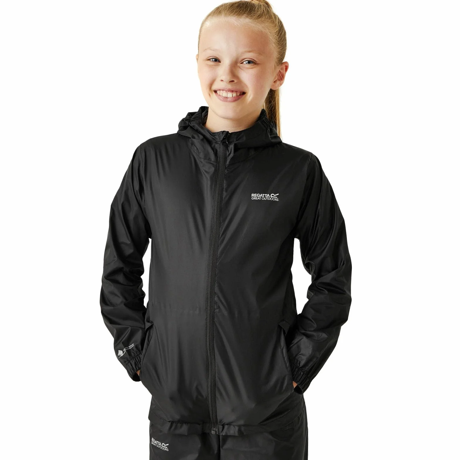Regatta Ciré Technique et Compactable Junior Pack-it Jackets Waterproof Shell Enfant