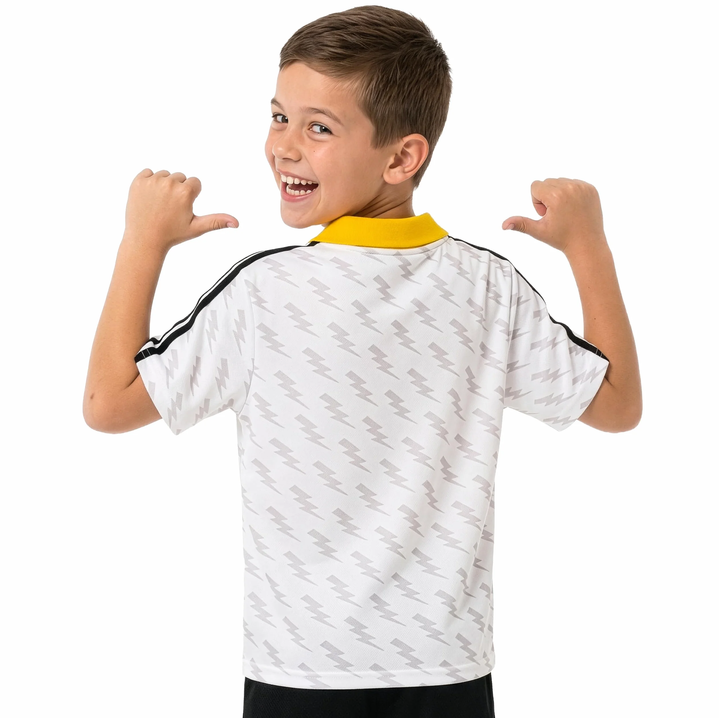 Pokémon Maillot De Football, Tenues De Football Oversize pour Garçons, Haut Style Jersey Pikachu, Vêtements pour Garçon