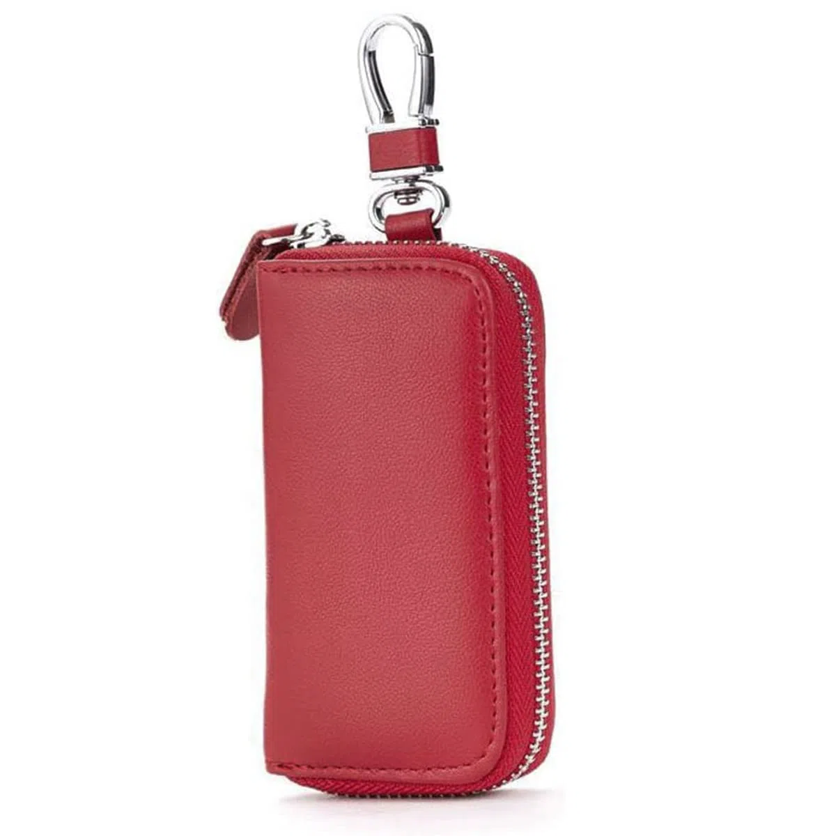 Showay Porte-clés de Voiture Unisexe (1 pièce), Rouge, 4.3 x 2.4inch, Classique