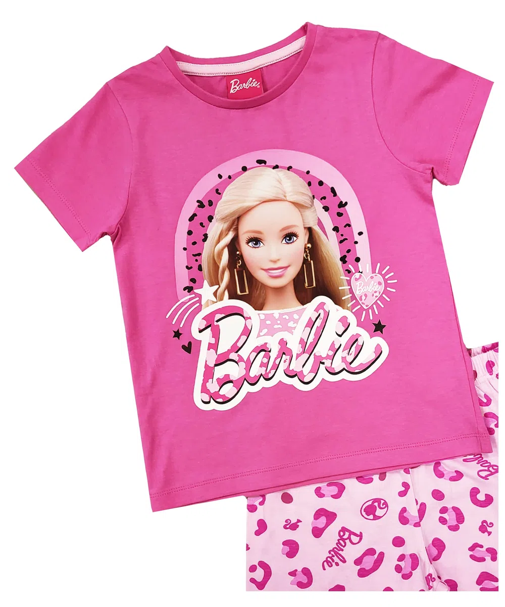 Barbie Pyjama Court pour Fille (Barbie – Shorty, 5-6 Ans)