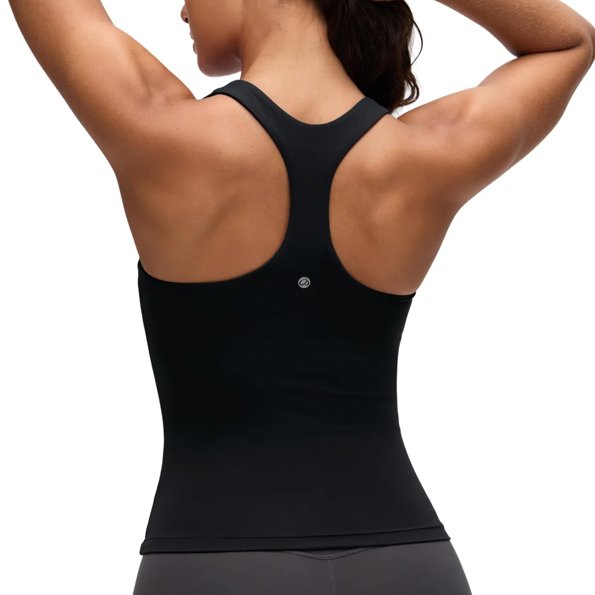 CRZ YOGA Butterluxe Palangre Débardeurs d'entraînement pour Femme avec Soutien-Gorge de Sport Intégré à Dos Nageur