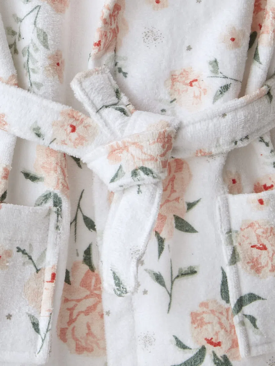 VERTBAUDET Peignoir enfant EAU DE ROSE
