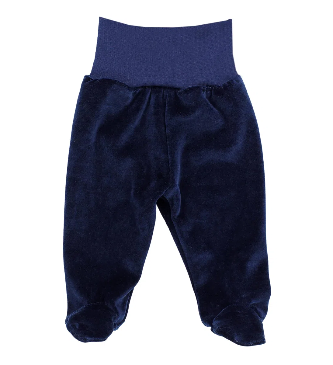 TupTam Pantalon Bébé Garçon 3 Pièces – Pantalon Bébé avec Pieds et Taille Élastique en Velours
