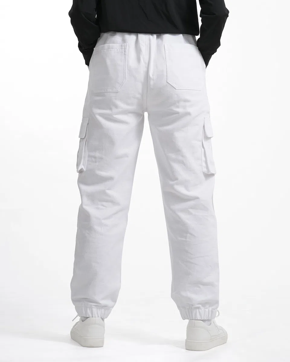KEREDA Pantalon Cargo pour garçon - Pantalon de Jogging - Pantalon Cargo - 134-176