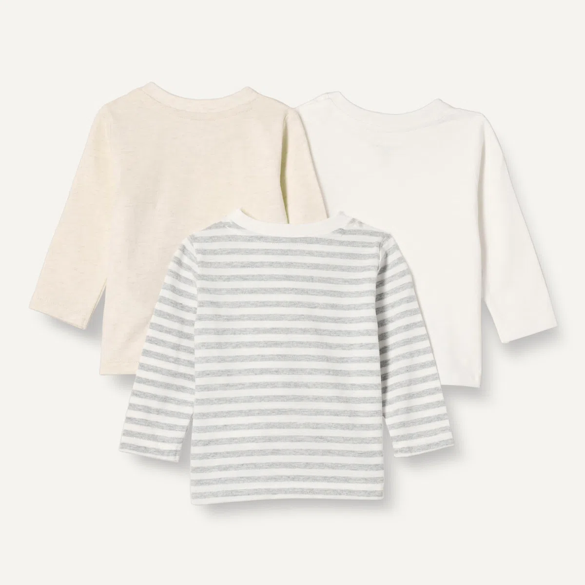 Amazon Essentials Mixte bébé T-Shirts Manches Longues 100% Coton Coupe Décontractée