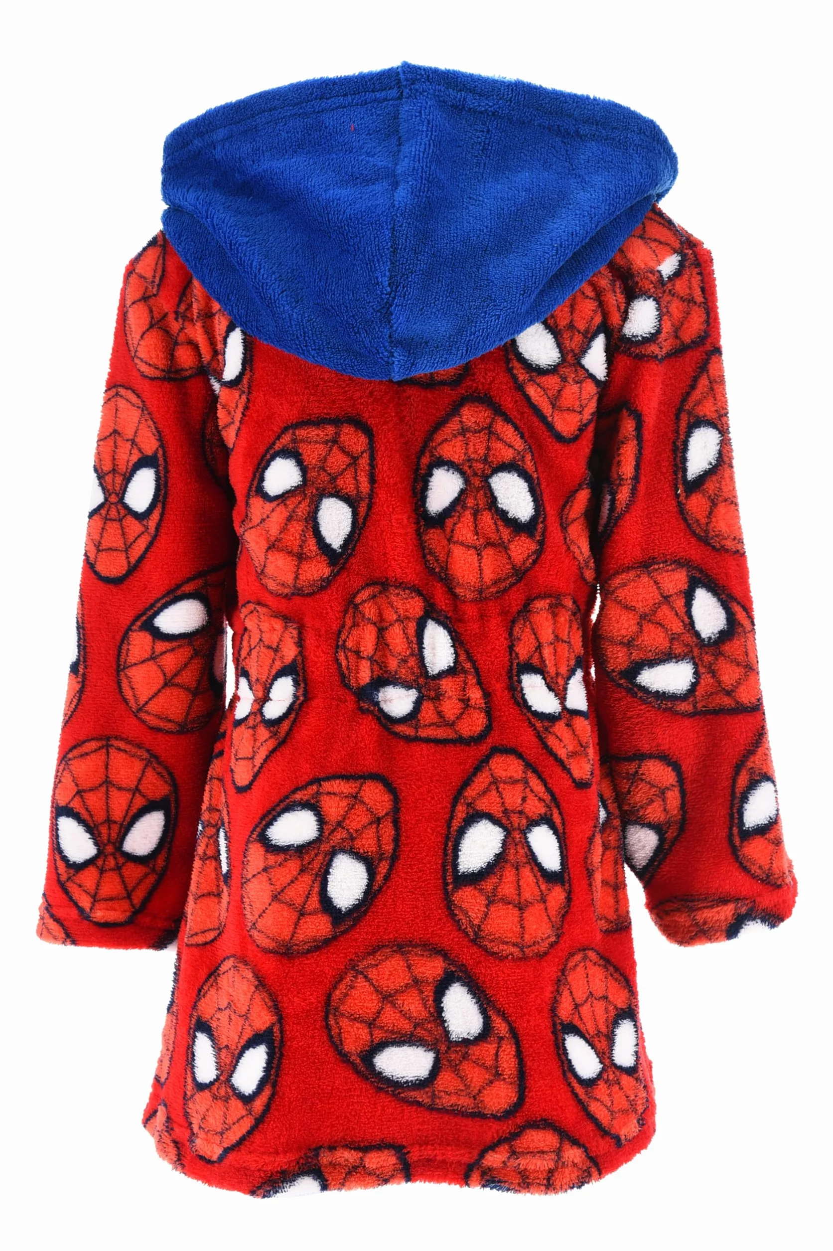 Marvel Spiderman Robe De Chambre pour Garçon, Robe D'intérieur pour Enfans en Polaire Douce, Tailles 3 à 8 Ans