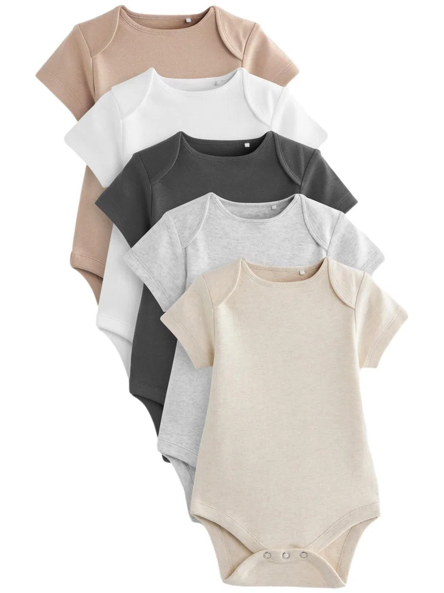 NEXT Bébé Body à manches courtes essentiel pour bébé, lot de 5