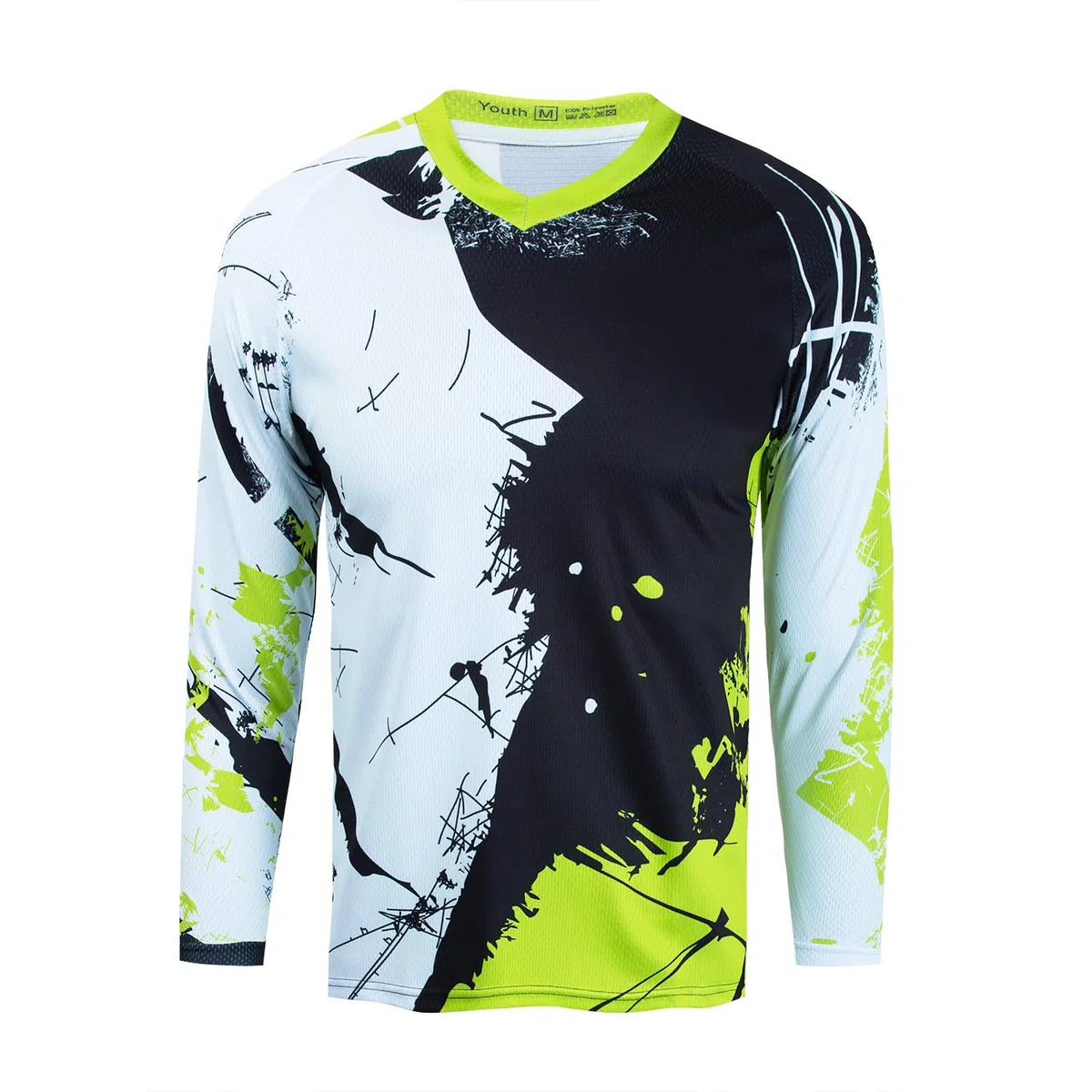 Maillot de cyclisme à manches longues pour enfants VTT motocross