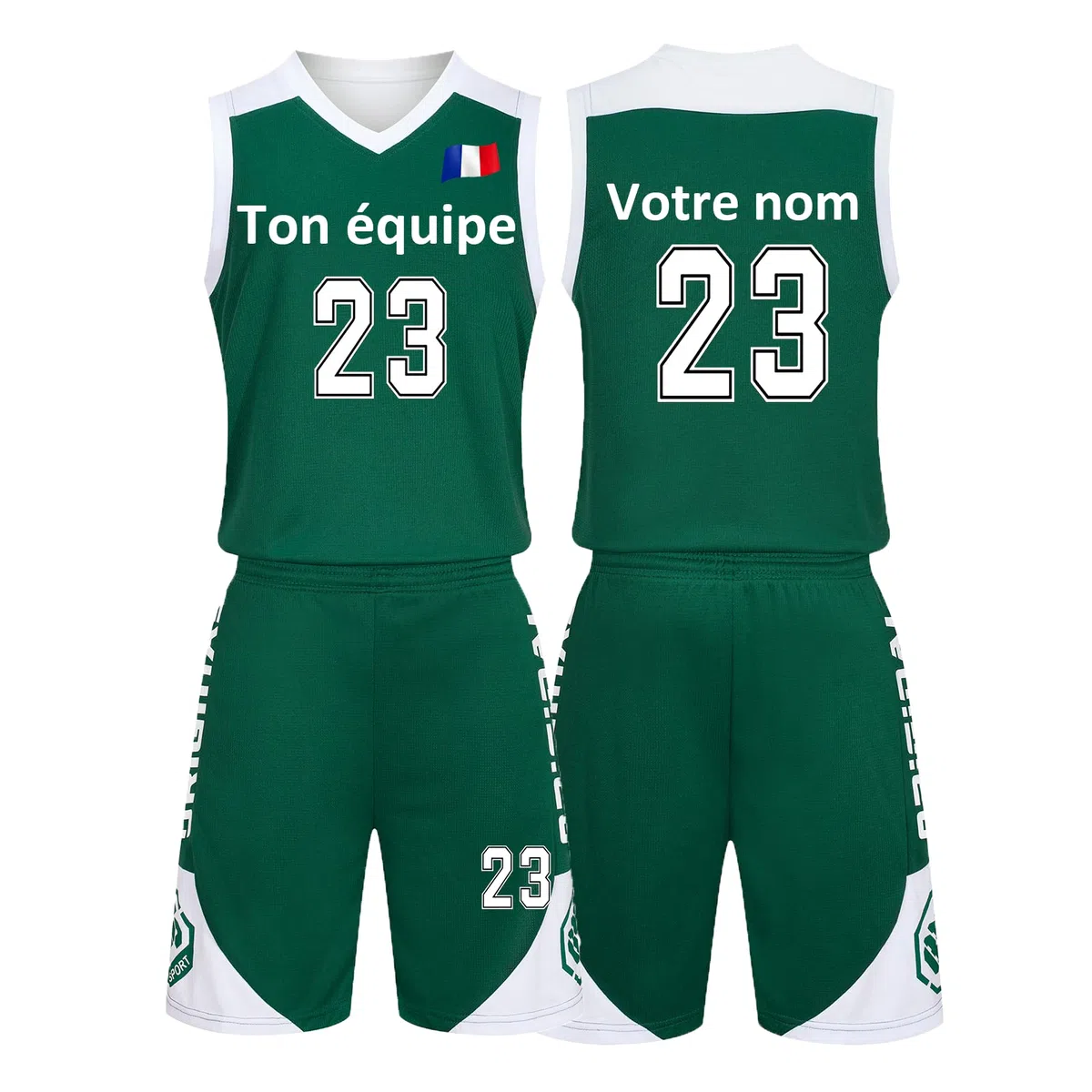 Personnalisé Maillot De Basket Enfant Homme Nom Numéro Débardeur et Ensemble Court Ensemble Basketball Enfant