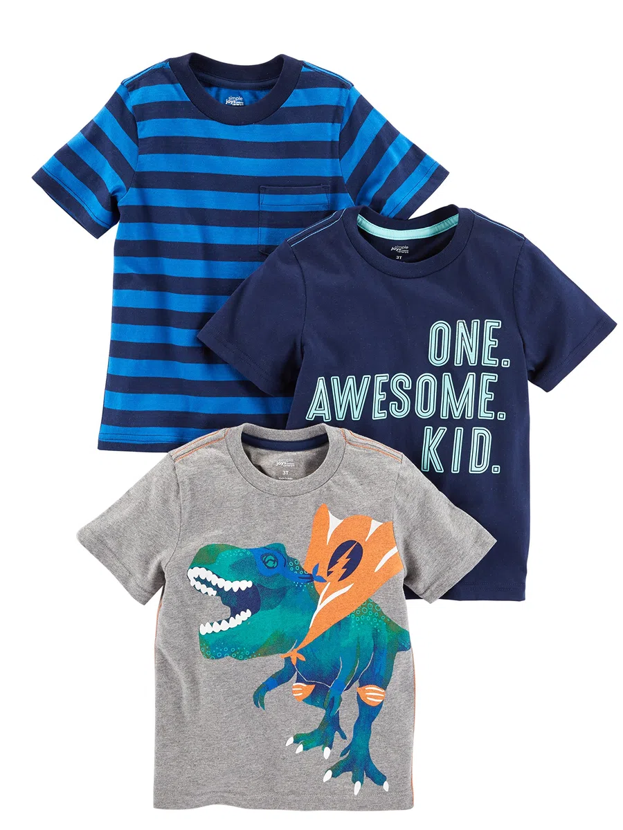 Simple Joys by Carter's 3-pack Short-sleeve Tee Shirts T-shirt Bébé garçon (lot de 3)