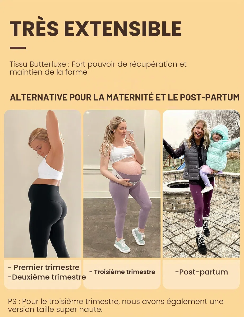 CRZ YOGA Femmes Butterluxe Yoga Leggings - 64cm Taille Haute Ultra Douce Entraînement Pantalon