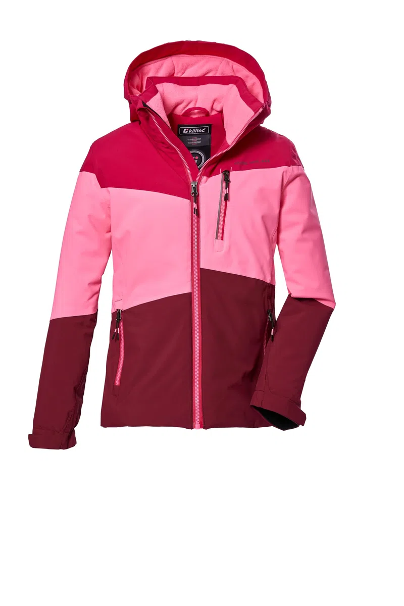 Killtec Kow 170 Grls Jckt Veste fonctionnelle avec capuche et pare-neige/veste d'extérieur imperméable Girl´s