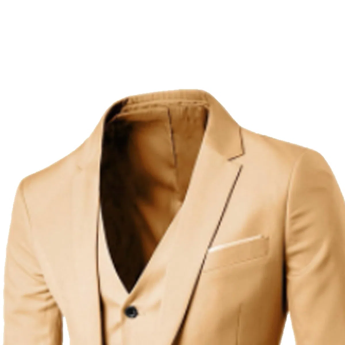Générique Ensemble De Costume 3 Pièces Slim Pour Hommes Costumes De Smokings De Mariage Formels Solides À 2 Boutons Châle Revers Élégant Blazer De Fête Gilet Pantalon Smoking Carnival Élégant Et Chic