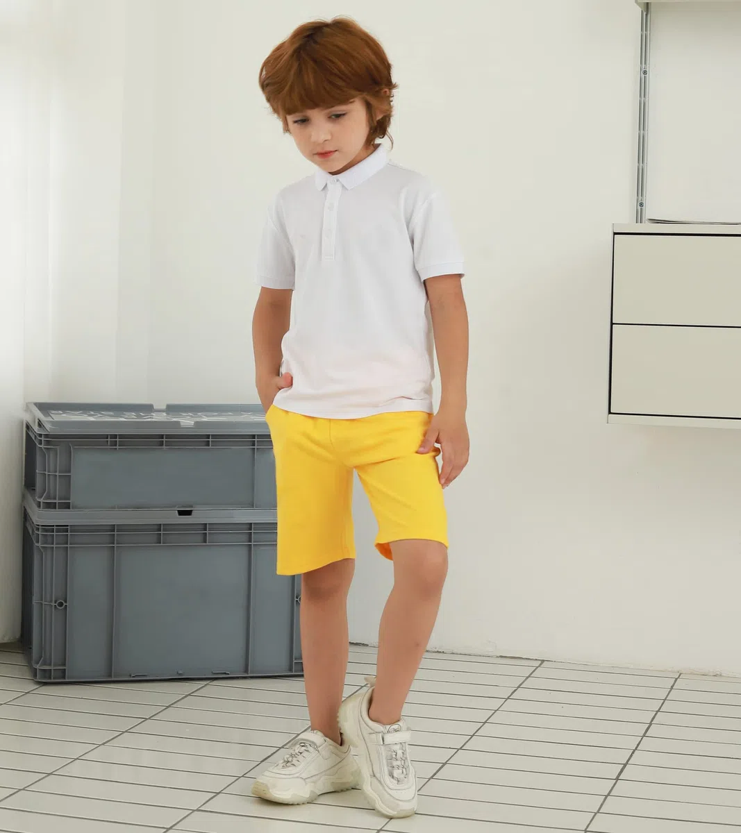 3-Pack Pull-on Short Couleur Pure Bermudas pour Garçon