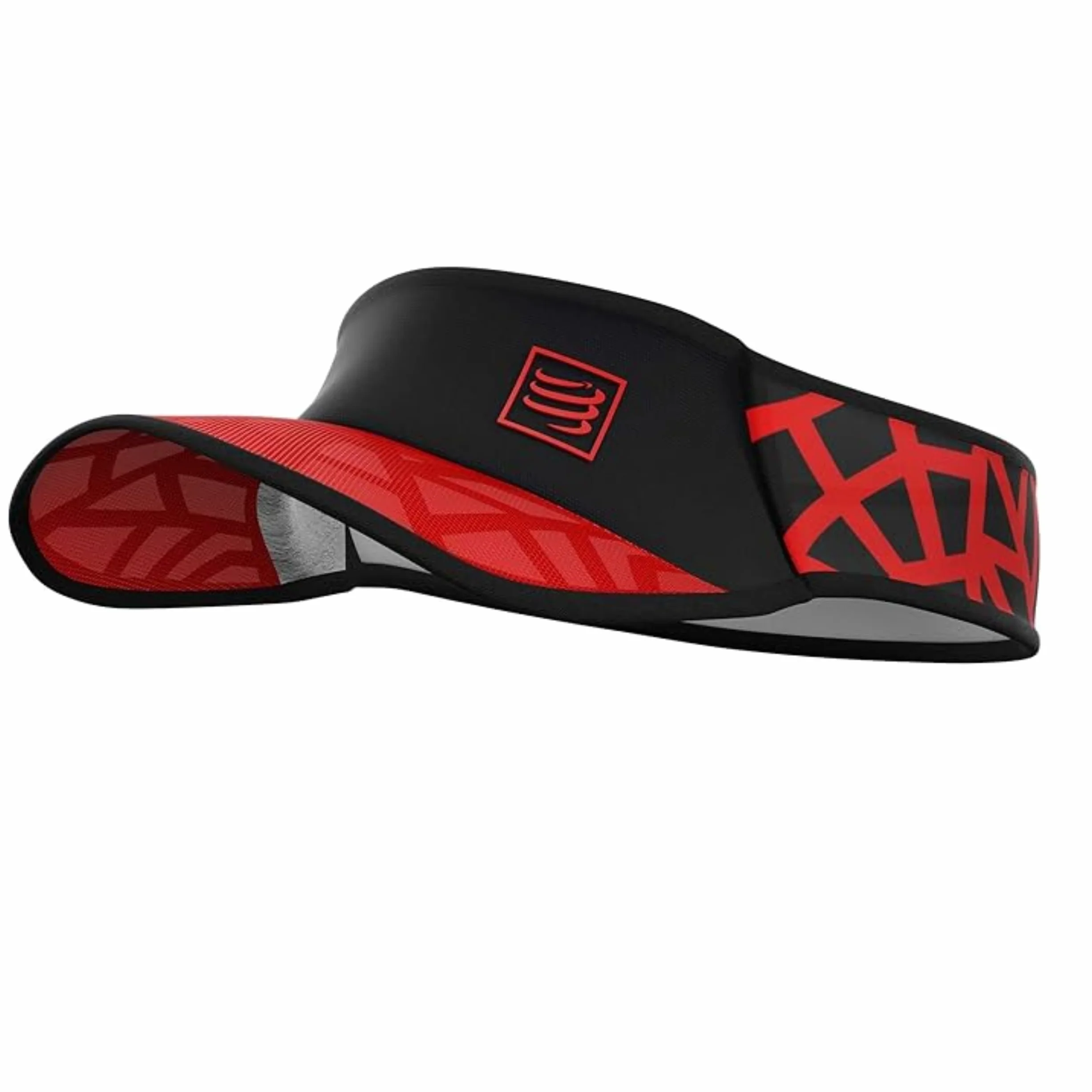 COMPRESSPORT - Visière Casquette Spiderweb Ultralight -Protection Solaire Anti-UV - Légère - Évacuation et Sechage Rapide de la Transpiration - Taille Unique
