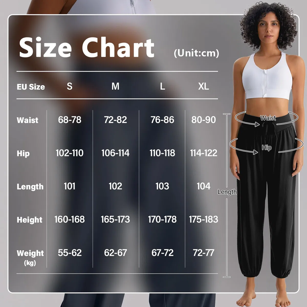 HomyComy Pantalon de Yoga Joggers Taille Haute Pantalon de Pilates Pantalon de Sport Flowy Pantalon de Sweat Libre avec Poches