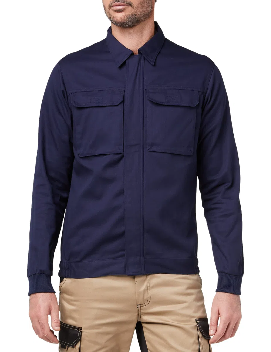 Velilla 106003 Veste 100% coton, couleurs gris ou bleu marine, tailles 48-64