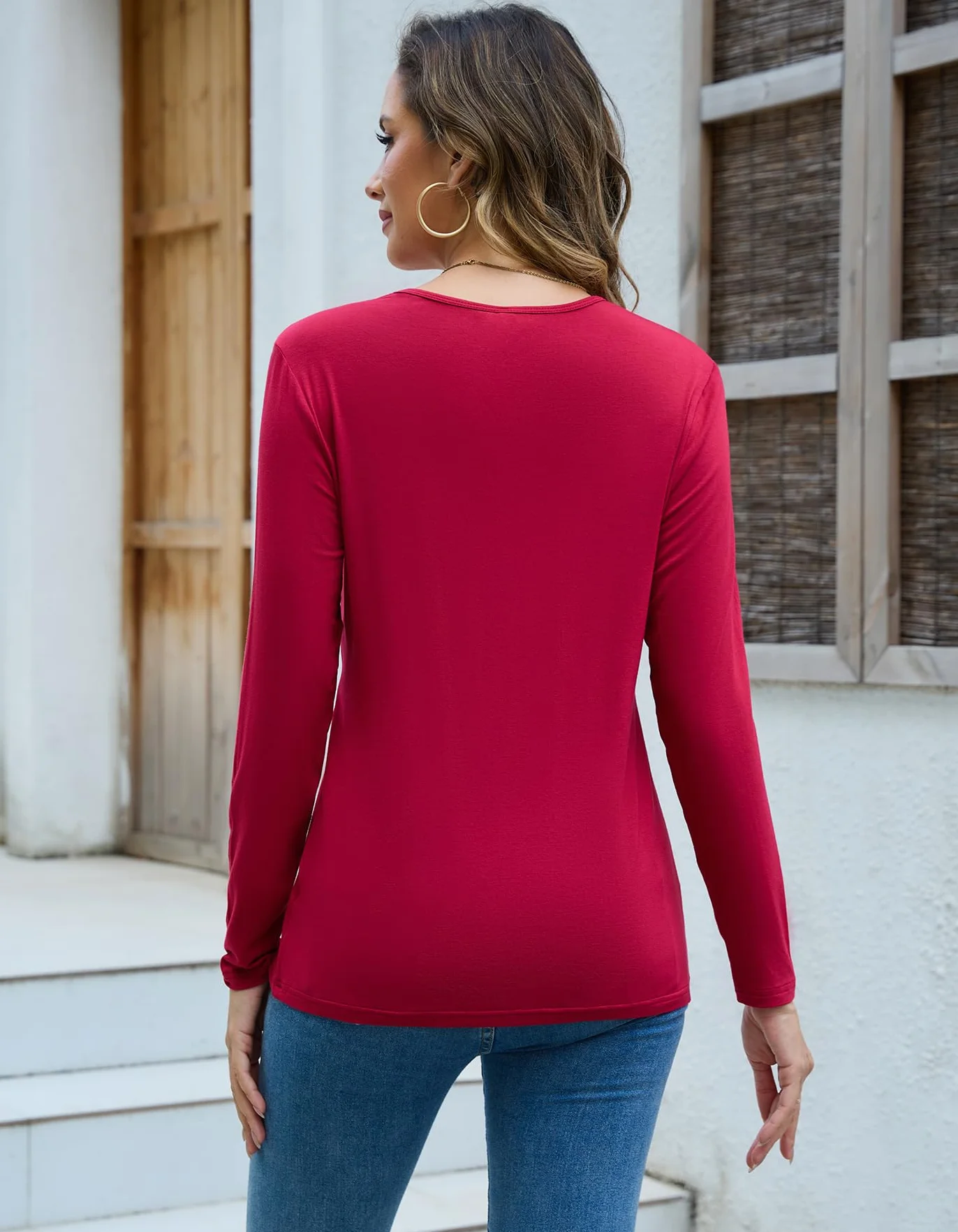 Sosolism Haut d'allaitement pour Femmes Tops Allaitement à Manches Longues Tshirt d'allaitement Doux pour Le Postpartum