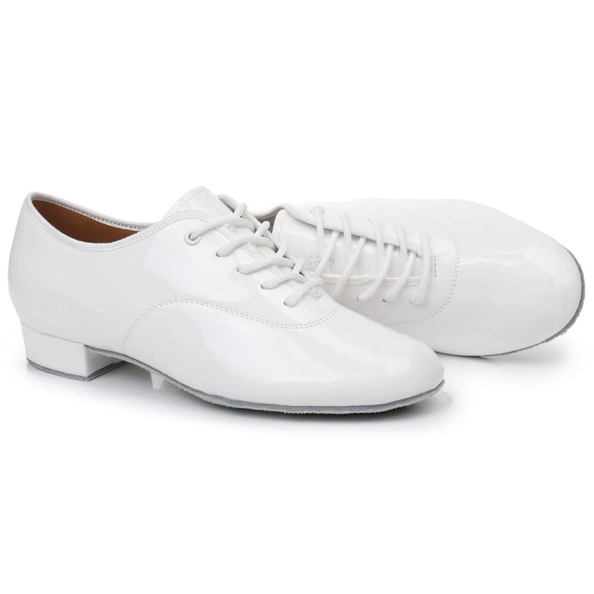 Chaussures De Danse Modernes Hommes Talons Bas Semelle Complète en Daim Chaussures À Lacets D'intérieur pour Salle De Bal Latine