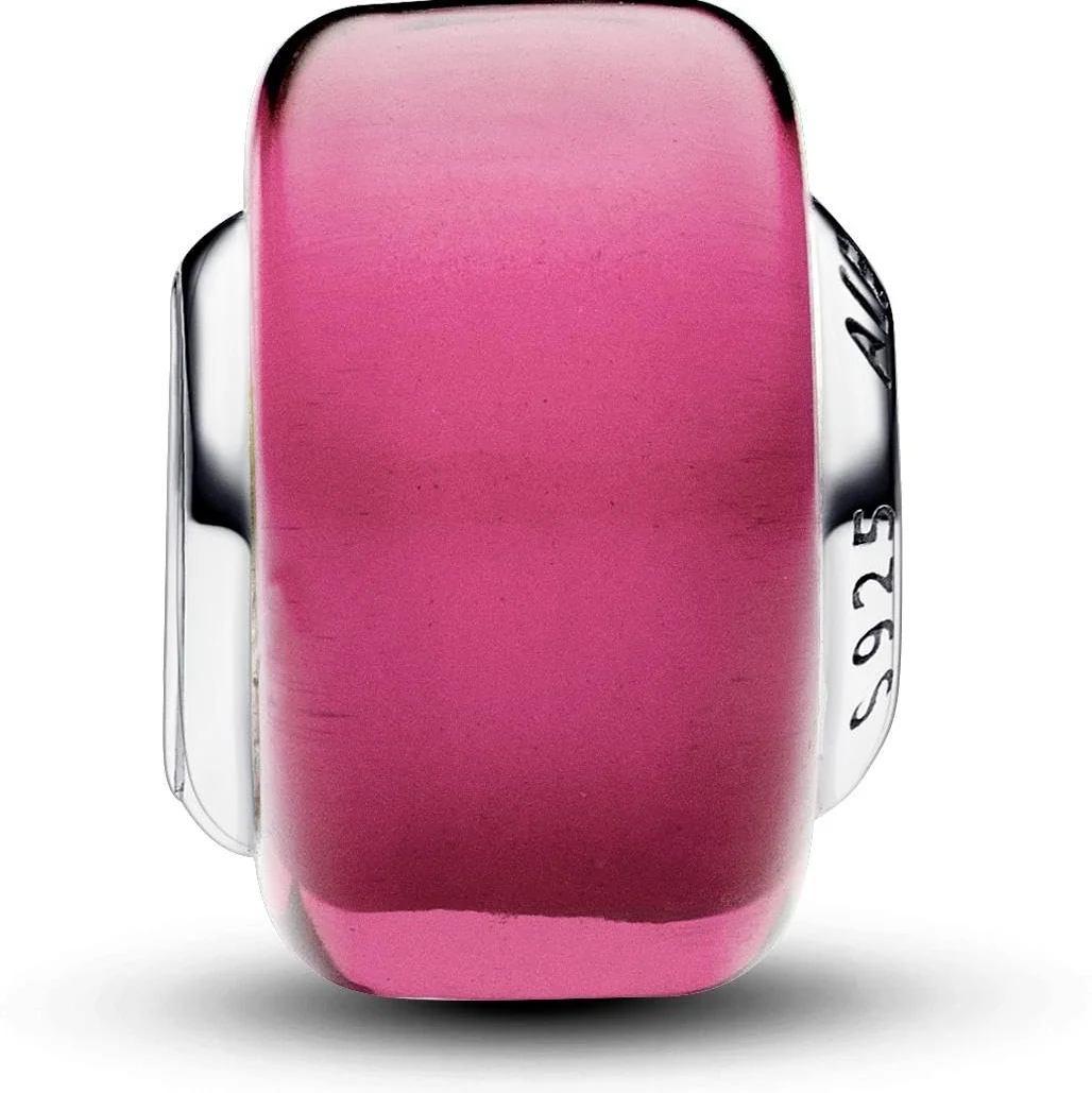 Pandora Moments Charm en argent sterling avec verre de Murano