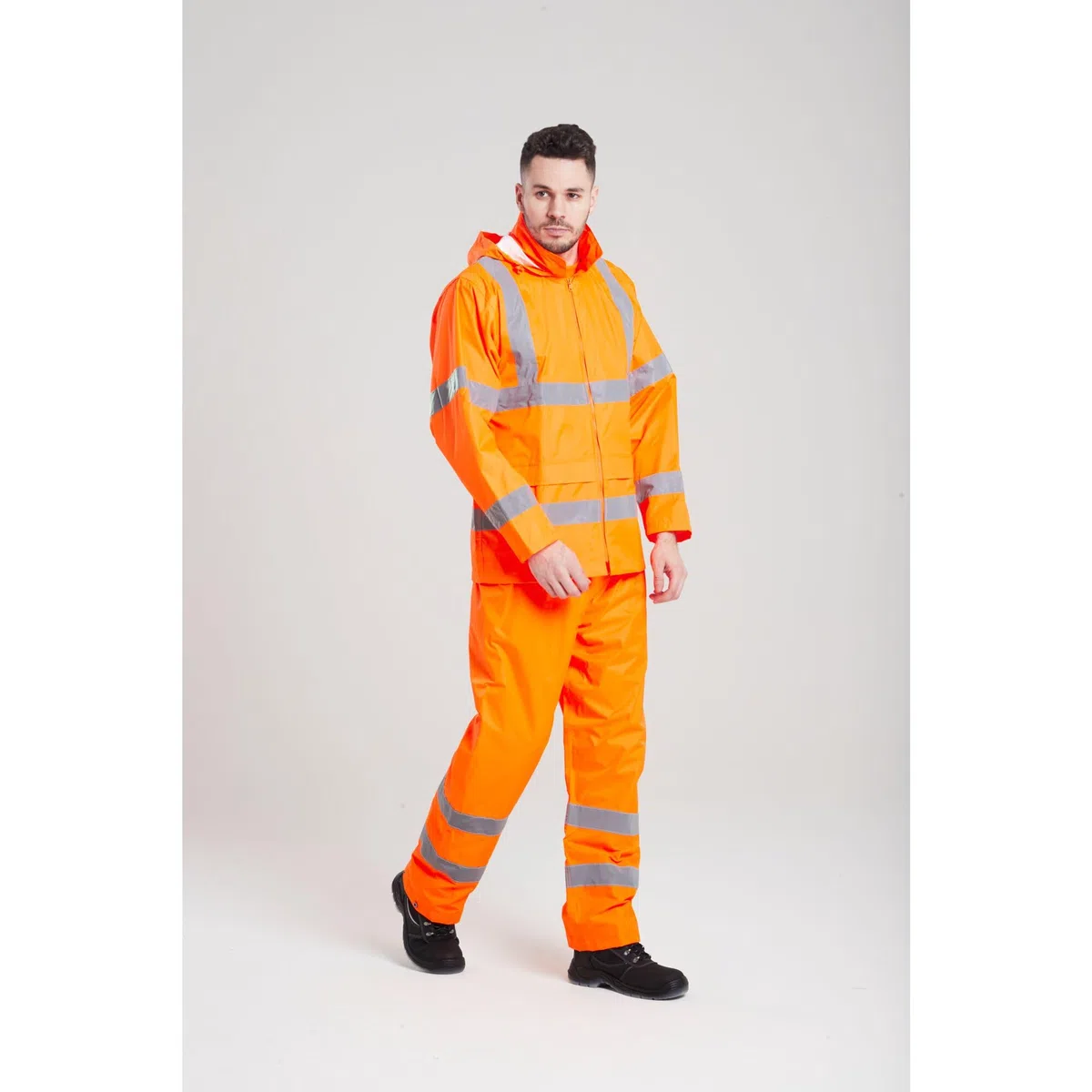 Portwest H440 Veste De Pluie Hi-Vis Imperméable Légère Pour Hommes Orange, 5XL