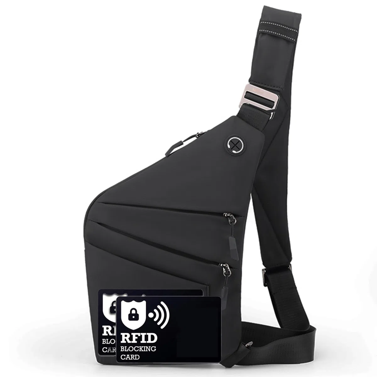 Sac anti-vol multifonction, Sac bandoulière anti-vol avec compartiments multiples étanche sécurisé pour voyage