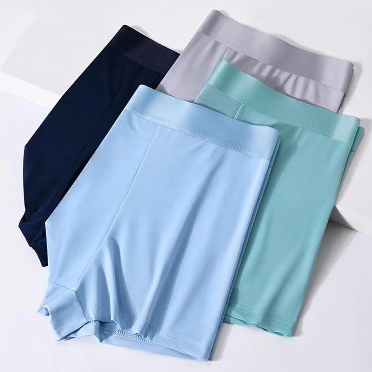 Générique sous-vêtements rafraîchissants pour Hommes, Boxers Taille Basse sans Coutures et Respirants, Boxers Ultra-Fins et Extensibles