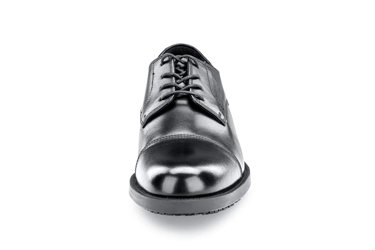 Shoes for Crews Senator – Chaussures de Travail Confortables en Cuir, Semelle intérieure matelassée, Semelle extérieure antidérapante, Style Bureau Classique – pour Hommes