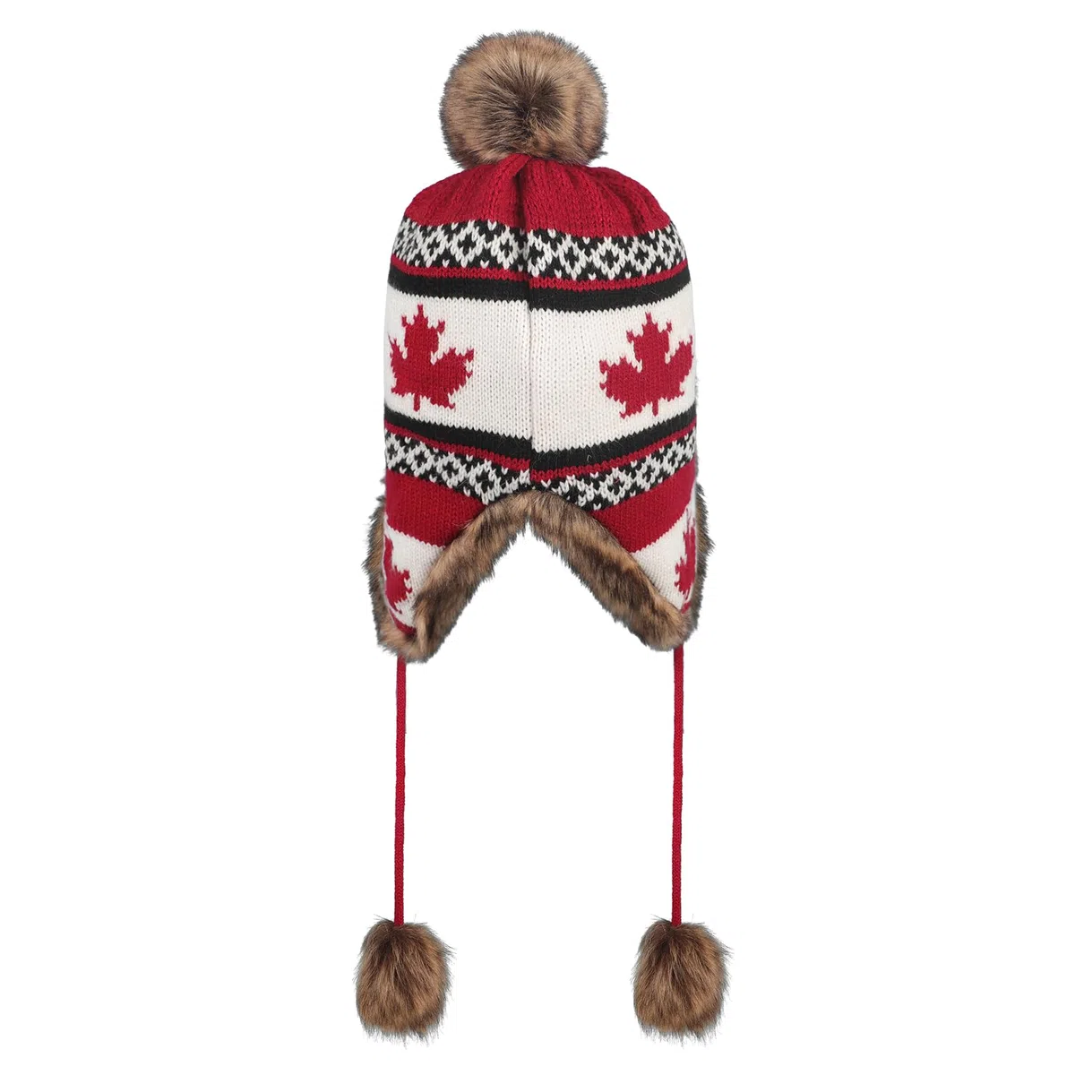 OhMill Chapka en Fausse Fourrure Chapka Suède Chapeau de Trappeur Chapeau de Chasse Russe Chaud Bonnet Tricoté avec Cache-Oreilles Anti-Vent pour Extérieur d’Hiver