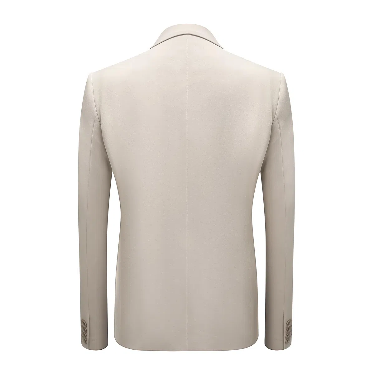 Allthemen Costumes Hommes 3 pièces Mariage Un Bouton Revers Slim Fit Veste Formel Couleur Unie Classique
