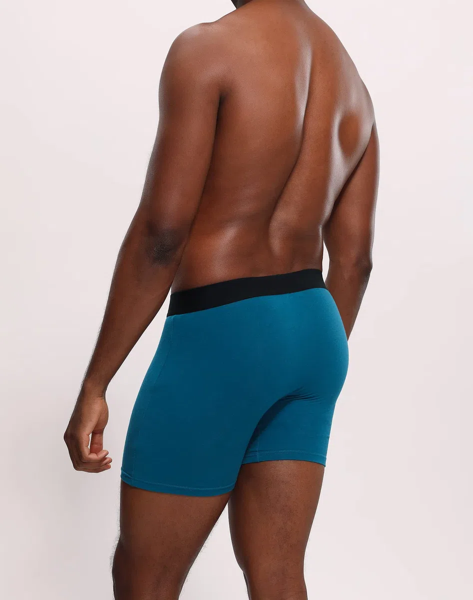 INNERSY Calecon Homme Coton Stretch Boxer avec Ouverture sous-vetêments Confortables Lot de 4