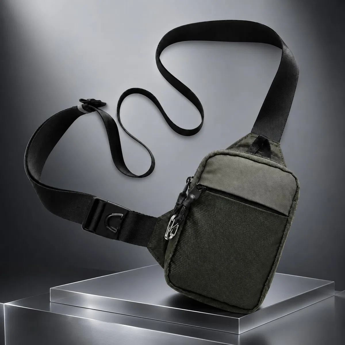 Nomalero Sacoche Homme Anti-Vol avec Doublure RFID, Fermetures Sécurisées et Sangle Renforcée pour Travail, Trajet et Tourisme