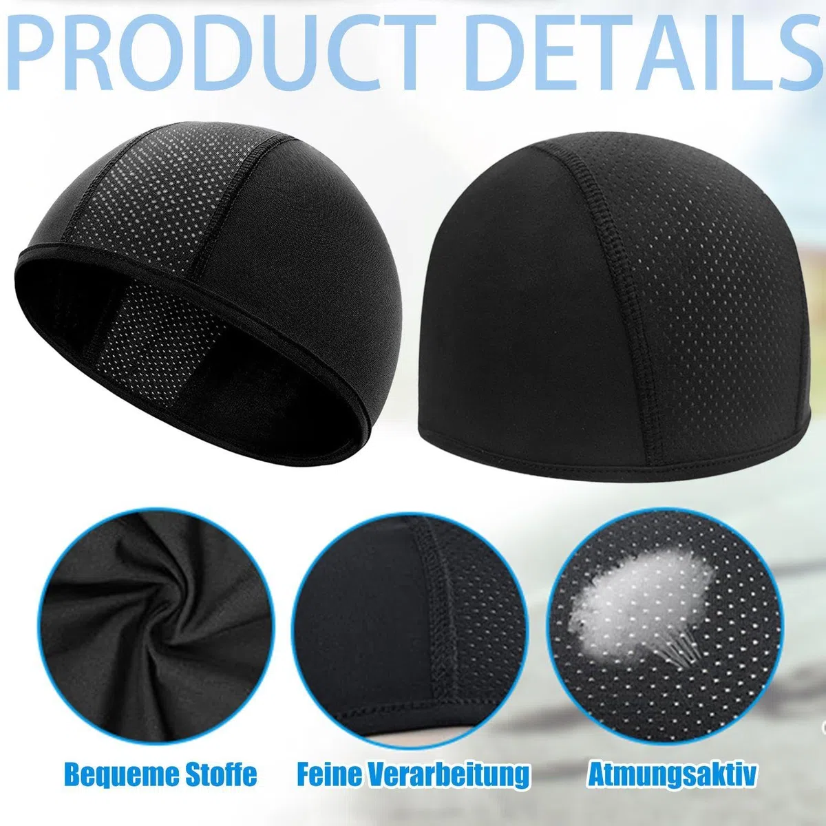 Pack De 4 Petits Chapeaux, Chapeaux De Cyclisme, Casques De Vélo pour Femmes, Foulards De Moto, Chapeaux De Cyclisme Foulard, Couvre-Chef De Sport