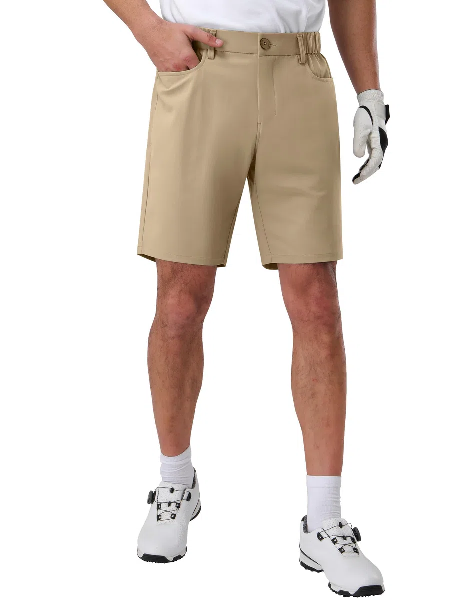 Pioneer Camp Pantalon Court de Golf Technique - Tissu Élastique et Anti-Transpiration, Idéal pour Les Sorties Sportives