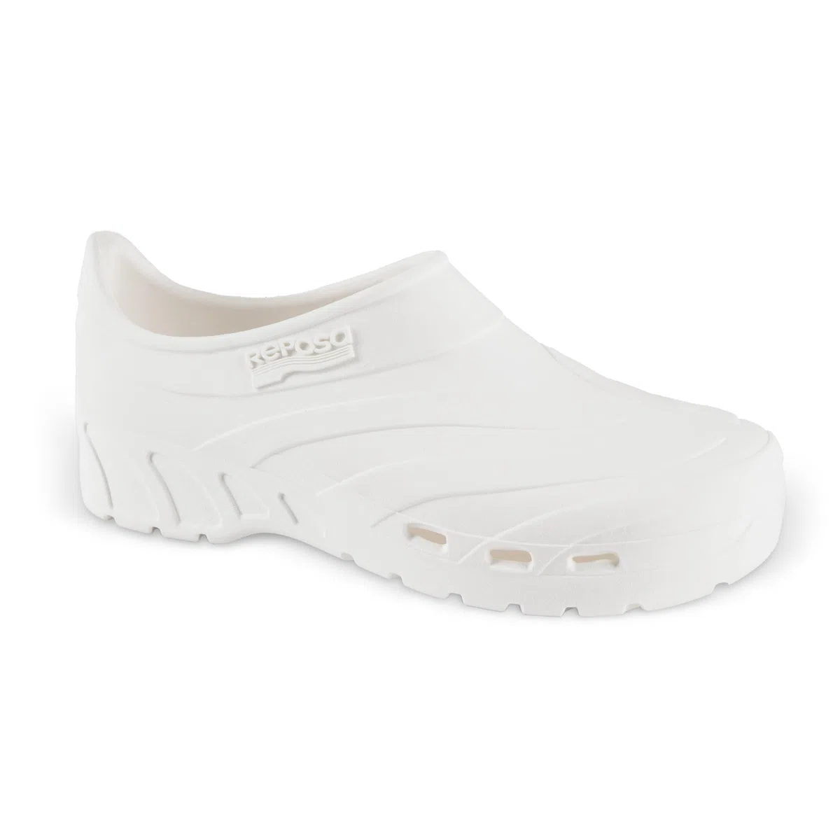 REPOSA Scarpetta - Chaussures Medicales Femme et Homme en Caoutchouc, Sabot Femme et Homme avec Fermeture au Talon et Semelle Amovible, Sabots Chaussures de Travail Infirmiere avec Trous Latéraux