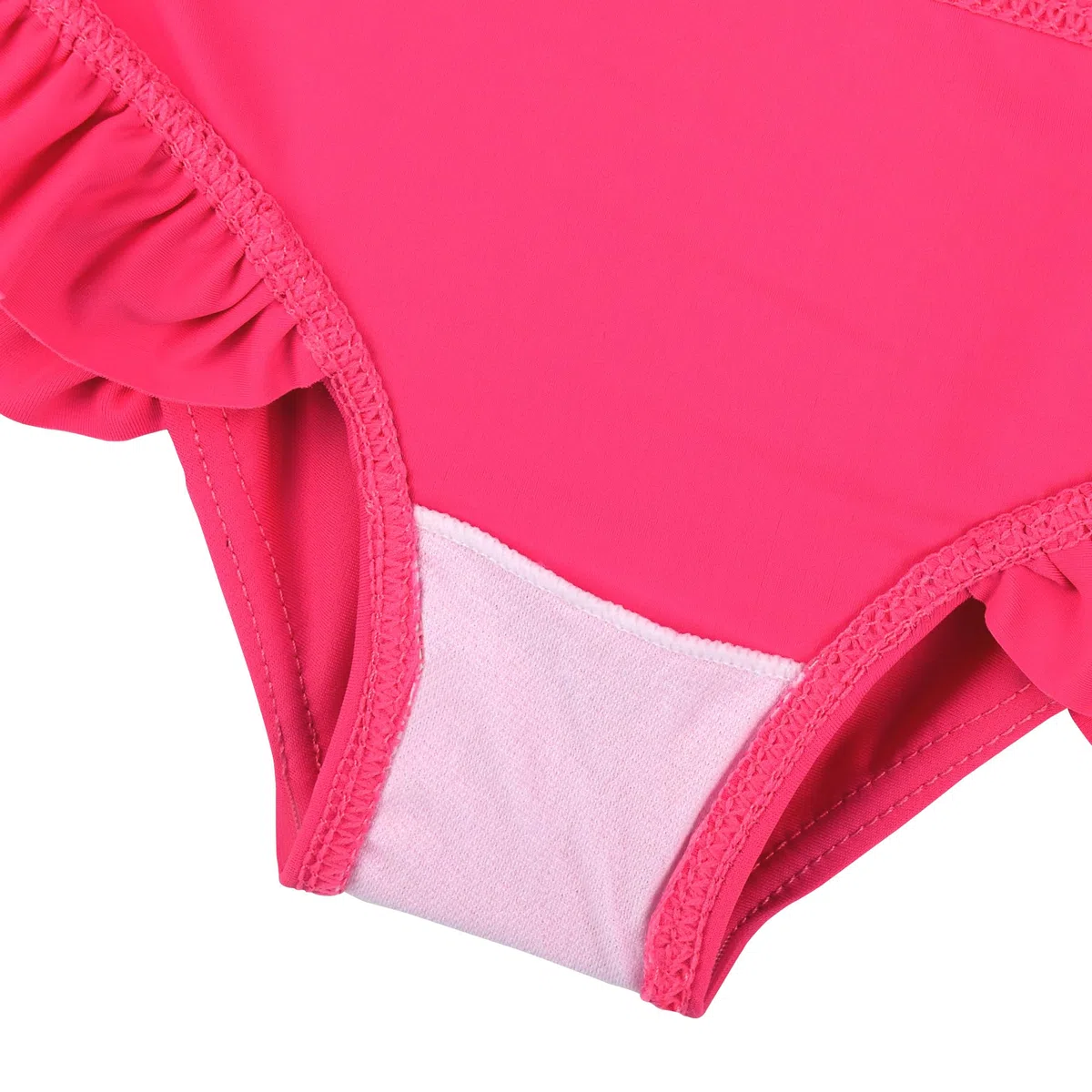 XFGIRLS Pantalon De Groupe Deux Pièces Maillot de Bain Manches Courtes Protection UV pour Filles de 6Mois à 6Ans