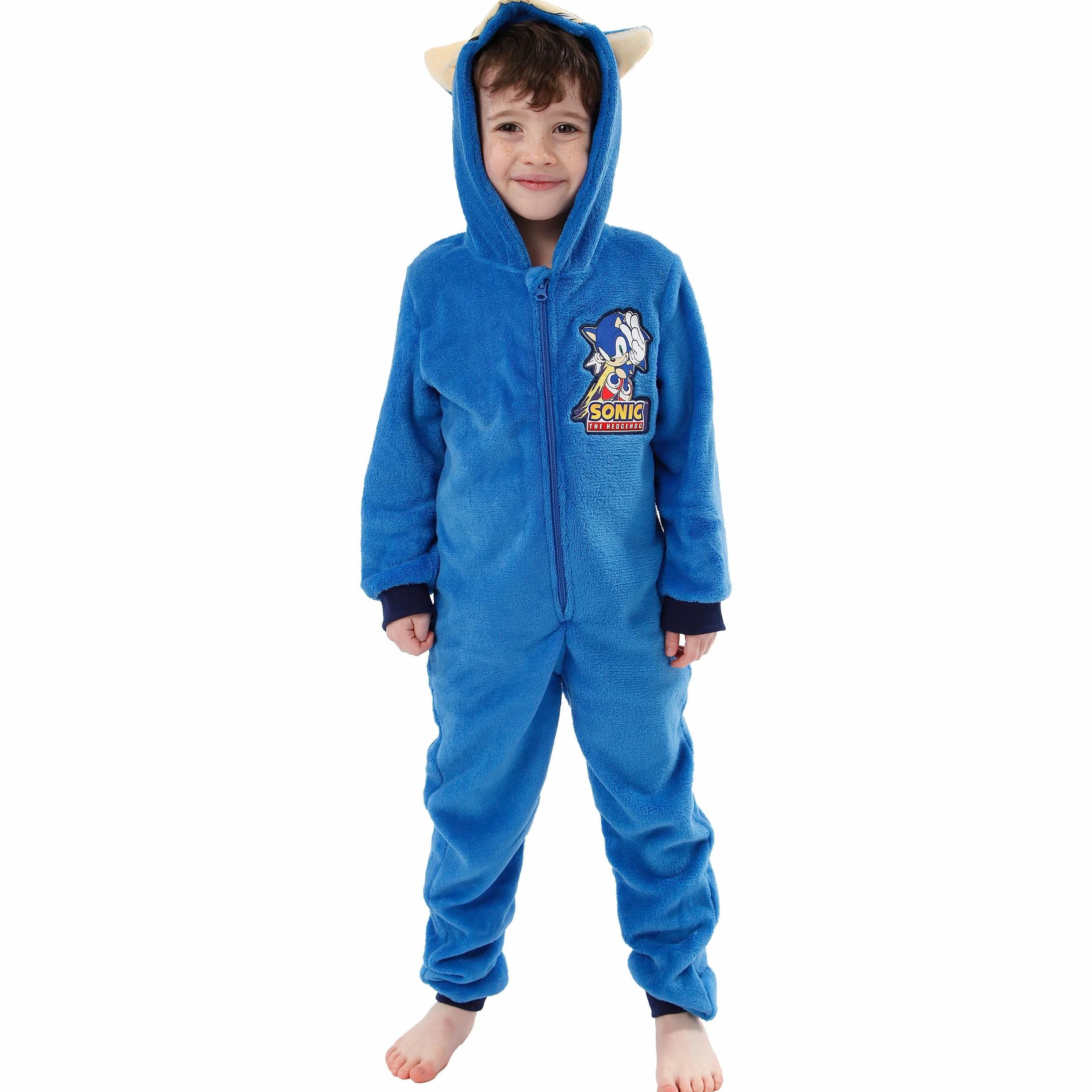 Sonic The Hedgehog Surpyjama Garcon | Pyjama Combinaison Sonic | Grenouillères Garçon Jouet