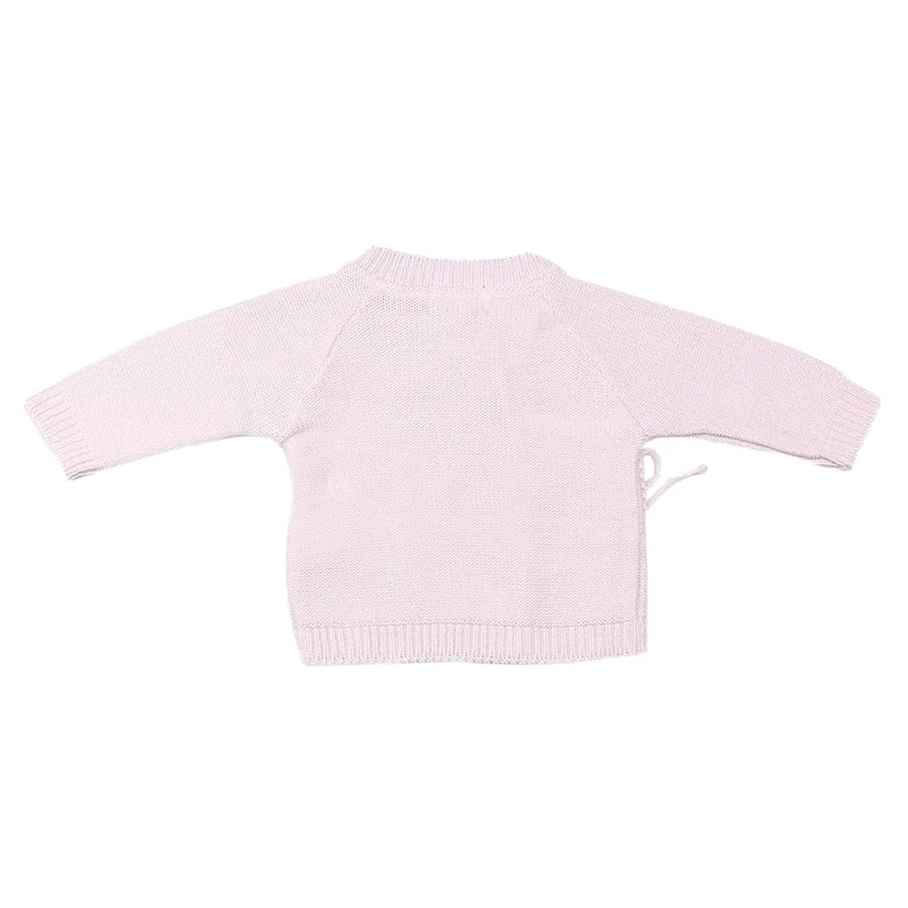 3 KILOS 7 Sophie LA Girafe - Gilet Bébé Point Mousse - Fille - 0/1 Mois