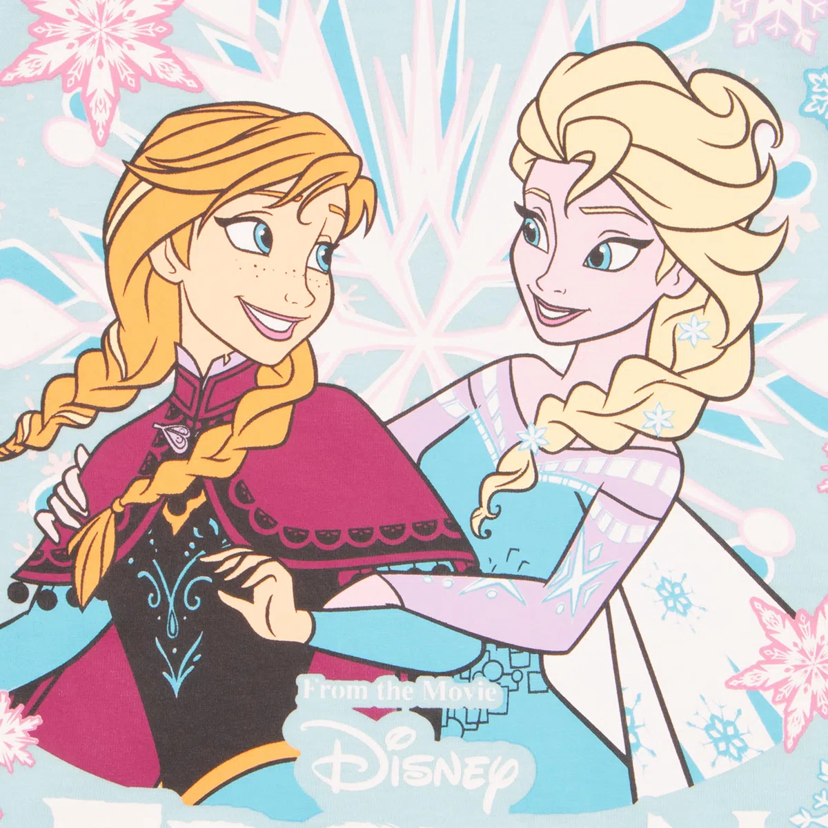 Disney Frozen Pyjama avec Anna Et Elsa, Pyjama Coton Enfant Fille Été avec Short Rayé
