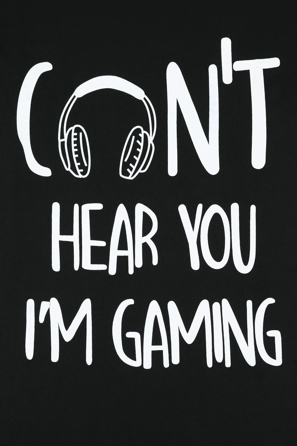 ThePyjamaFactory Garçon Can't Hear You I'm Gaming Court en Coton Pyjamas