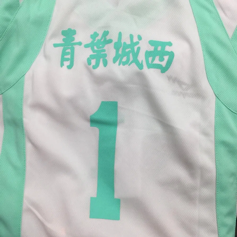 Haikyuu Nekoma Haut Volleyball Jersey Oikawa Tooru/Kuroo Tetsurou/Kozume Kenma T-shirt manches courtes + short Anime Game Suitset