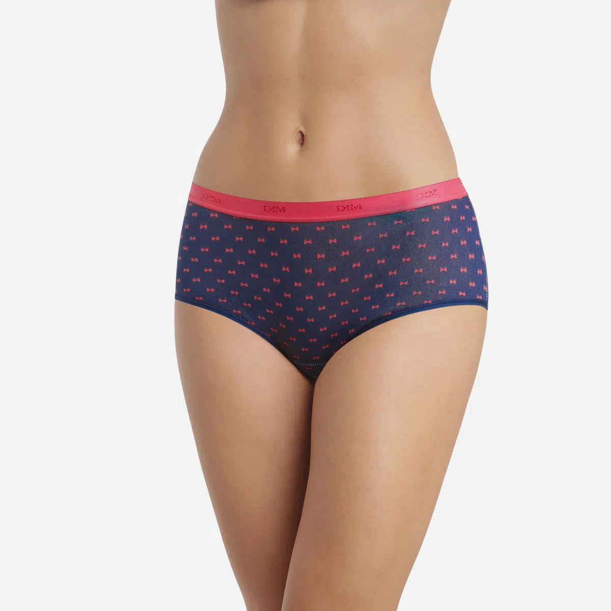 Dim Boxer Femme Les Pockets Coton Stretch Colorés x6